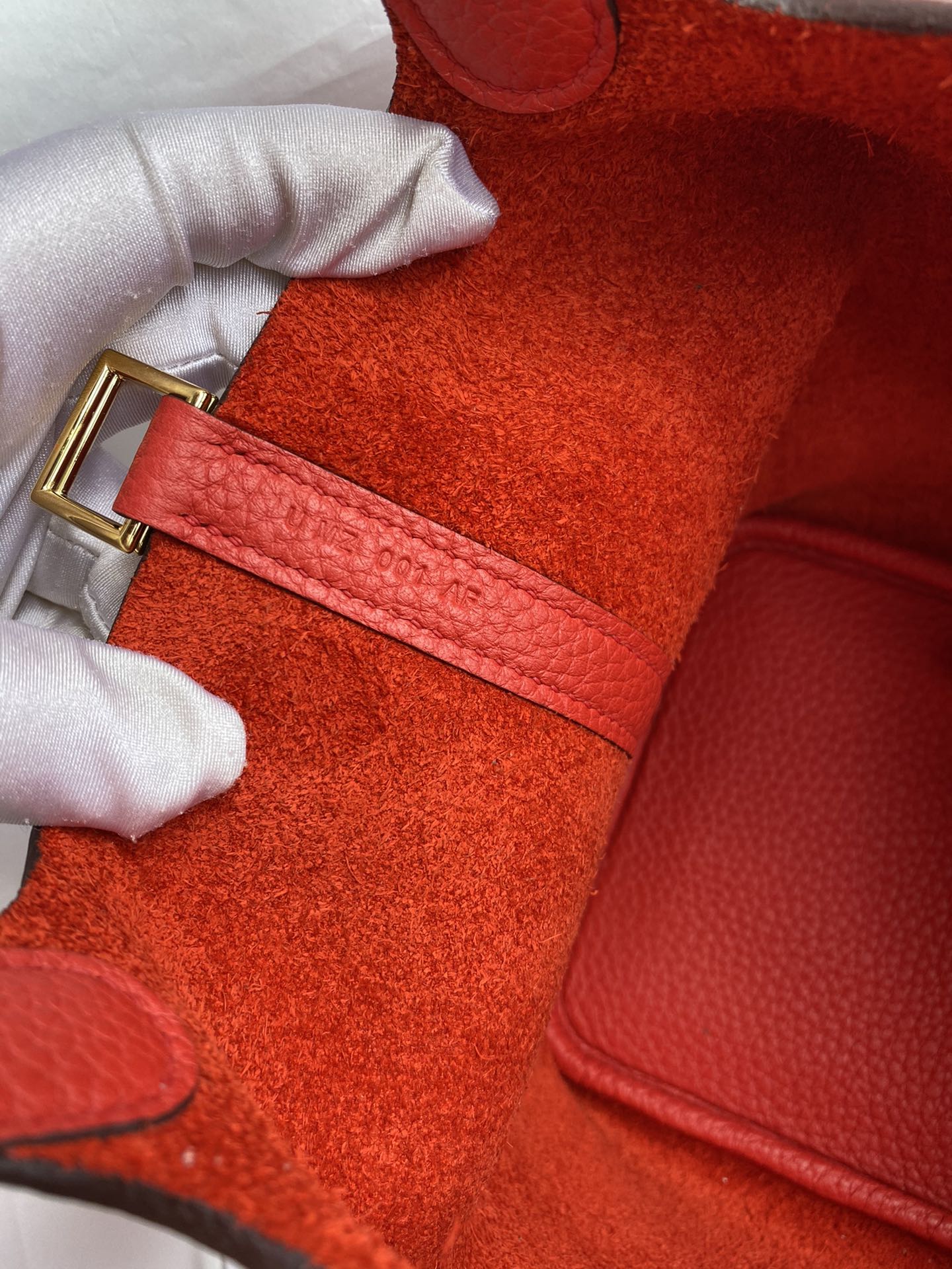 Hermes Picotin Lock 18 Bag In Red Clemence Leather